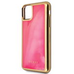 Husa de protectie, Guess Glow In The Dark, iPhone 11 Pro, Roz, Guess