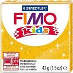 Fimo Masa plastic termorezistent Kids glitter gold 42g, Fimo
