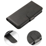 Husa Magnet Wallet Stand compatibila cu iPhone 15 Pro Black, OEM