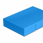 Carcasa de protectie pentru HDD / SSD 3.5" Albastru, Delock 18373, Delock