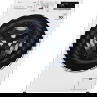 Masina de spalat rufe frontala slim cu uscator LG F2DV5S8S0, Steam, Wi-Fi, 8.5/5kg, 1200rpm, Clasa C/E, alb