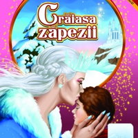 Carte de colorat cu povesti si abtibilduri - Craiasa Zapezii, EUROBOOK