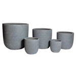 Set 5 ghivece Egg Pot AuthGrey S5