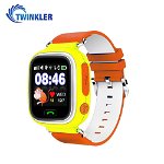 Ceas Smartwatch Pentru Copii Twinkler TKY-Q90 cu Functie Telefon Localizare GPS Pedometru SOS - Galben tky-q90-galben