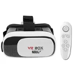 Ochelari virtuali 3D MRG L-396, VR Box, Cu telecomanda, pentru telefon, MRG