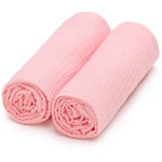 T-TOMI Muslin Diapers Pink scutece textile 65 x 65 cm 2 buc, T-Tomi