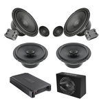 Pachet Difuzoare Auto cu subwoofer Audi A3 8P 2004-2013 Hertz Cento 1500 W, Hertz