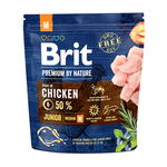 Hrană uscată pentru câini Brit Premium By Nature Junior M cu pui 15 kg