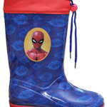 Incaltaminte / Cizme de ploaie pentru baieti cu imprimeu Spiderman, Blue