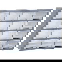 vidaXL Organizator cu 16 sertare medii 52x16x37 cm