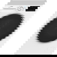 Masina de spalat rufe cu uscator Beko B5DFT58442W, spalare 8 kg, uscare 5 kg, 1400 rpm, clasa D, latime 60 cm, motor ProSmart Inverter, tehnologie HomeWhiz prin Bluetooth, tehnologie SteamCure, IronFast, AddXtra, alb