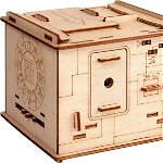 ESC WELT -Space Box - 3D Puzzle cu compartiment SECRET - Joc de gandire pentru adulti si adolescenti - Lemn ecologic -, ESC WELT