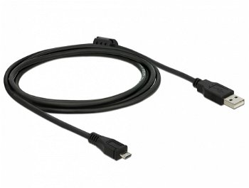 82335, USB cable - USB to Micro-USB Type B - 2 m, DELOCK