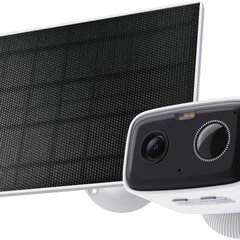 TP-LINK Kit camera de supraveghere Wireless cu panou solar Tapo C400 KIT, 2MP, 1920 x 1080, Color Night Vision, Detectie smart, Two-Way Audio, acumulator 5200 mAh, IP65, TP-LINK