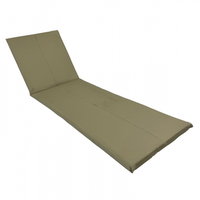 Saltea cu spuma poliuretanica Somnart 60x185, inaltime 4 cm, pentru sezlong, doua segmente, husa impermeabila, culoare bej