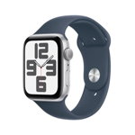 Smartwatch Apple Watch SE (2023) GPS, Retina LTPO OLED Capacitive touchscreen 1.57", Bluetooth, Wi-Fi, Bratara Silicon S/M, Carcasa Aluminiu 40mm, Rezistent la apa (Albastru)