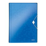 Mapa de prezentare A4 cu elastic plastic Leitz WOW mov-metalizat, Leitz