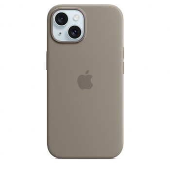Husa de protectie Apple Silicone Case cu MagSafe pentru iPhone 15 Clay, Apple