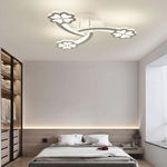 Lustra LED RFAN Model M400-3RGB Cu Telecomanda 3 Tipuri De Lumina Plus Lumina RGB Intensitate Reglabila 92W Alb, RFAN