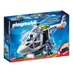 Playmobil - Elicopter de politie cu led
