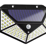 Lampa Solara Senzor De Miscare 100 LED 120 Grade Baterie 18650, GAVE