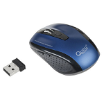 Mouse wireless Quer Optic Blue