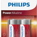 Baterii Philips Power Alkaline LR14P2B/10, C, 2 buc, Philips