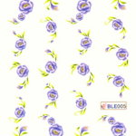 Tatuaj flori violet BLE005, 