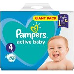 Scutece Pampers Active Baby 4 Giant Pack 76 buc 81680818