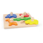 Puzzle Montessori cu maner