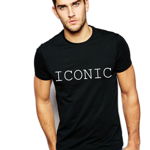 Tricou negru barbati - ICONIC, L