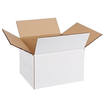 Cutie carton 240x120x170, alb, 3 straturi CO3, 470 g/mp, 