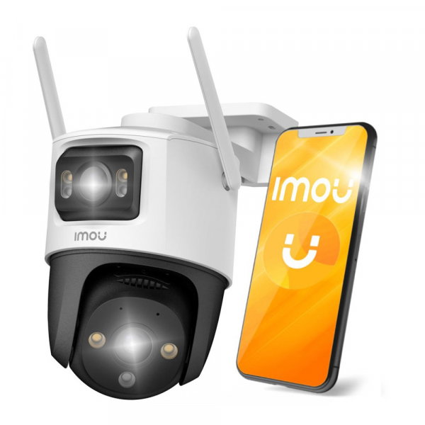 Camera IP Wireless IMOU PTZ Cruiser, 5+5MP, 2880x1620, 3.6mm, IR 30m, Night Vision, alb