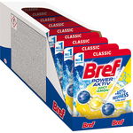 Odorizant toaleta BREF Power Aktiv Lemon, 10 x 50g