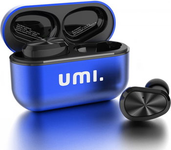 Casti audio Wireless Umi, Bluetooth 5.2, albastru/negru