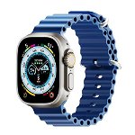 Curea H2O Loop NEXT ONE pentru Apple Watch (42/44/45/49mm), Albastru, Next One