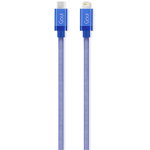 Cablu Date si Incarcare USB Type-C la tip Lightning Metallic, 1 m, G-METALLICC94-R, Rosu