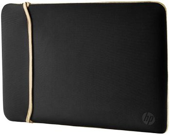 Husa laptop reversibila HP 2UF60AA, 15.6'', negru-auriu