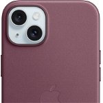 Husa telefon APPLE iPhone 15 Plus FineWoven Case cu MagSafe - Mulberry, MT4A3ZM/A