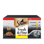 Hrana umeda pentru pisici Sheba Delices Du Jour, Selectie de pasare in sos delicios, 50 x 50 g