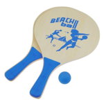 Set Beach Ball, DHS, albastru, 2 palete, 1 minge, 38 x 24 x 0,8 cm
