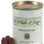 Conuri parfumate in cutie metalica - Goloka White Sage, Goloka