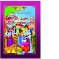 Fata babei si fata mosului. Carte de colorat cu povesti