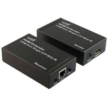 Prelungitor HDMI pana la 120m cablu cat.56 IR FullHD V1.3 Well ext-hdmi1.3/120m-ir-wl