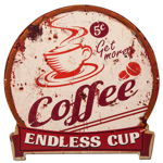 Decoratiune de perete Coffee Endless Cup