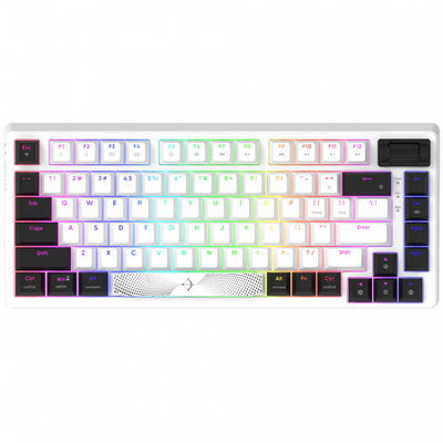 Tastatura AQIRYS Adara Mini RGB HaiMu Pink Switch Mecanica Alb