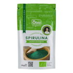 Spirulina Pulbere Raw, bio, 125g, Obio