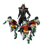 Set 4 Figurine Articulate DC Multiverse 7in Batman Laughs with Robins of Earth-22, DC Comics