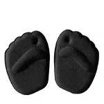 Protectie pernite Emce®, set 2 bucati pernute metatarsiene, Pentru adidasi, Pantofi, 9cm lungime, 40mm grosime, Potrivit pentru orice tip de incaltaminte, Material textil, Negru
