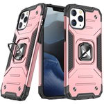 Husa Ring Armor pentru iPhone 14 Pro Max cu functie de suport si suport pentru inel auriu, Wozinsky